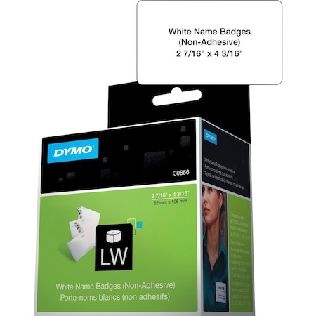 Dymo Badge, Name, Nonadhes, Lblwrtr Pk DYM30856